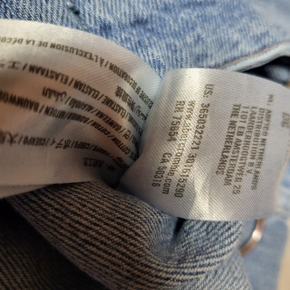 Social Tourist Ultra High‎ Rise Jeans 9R Hollister Flare Leg Cargo Pants Stretch - Picture 12 of 15